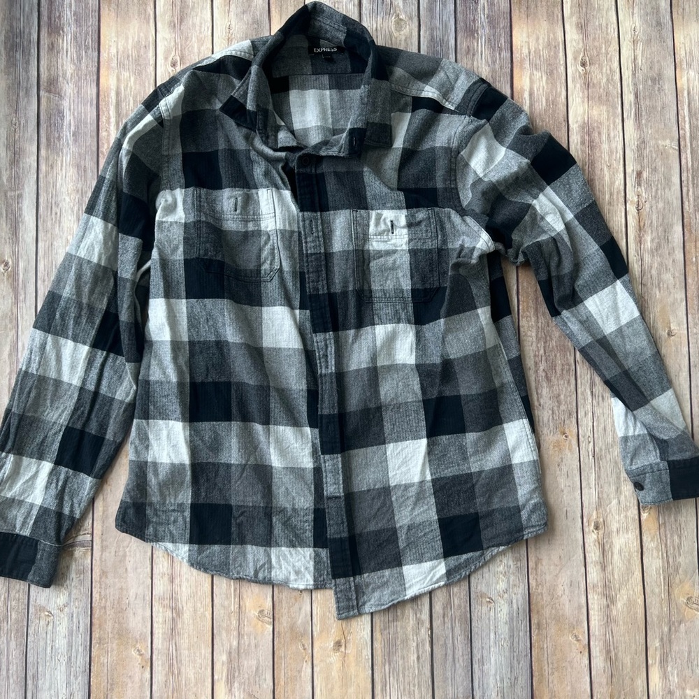 Express - Long Sleeve Button Down Shirt.